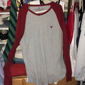 American Eagle Heritage Baseball Long Sleeve T XL